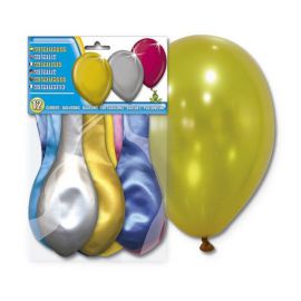 Globos metalizados (12 unidades)