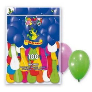 Globos colores surt (pack 100 unid.)