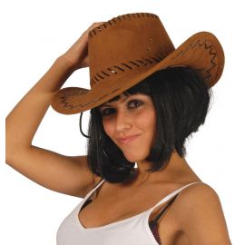 Sombrero vaquero pespuntes