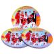 Platos 23 cm high school musical (8 uds)