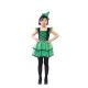 Disfraz bruja verde niñas de 4 a 12 años