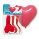 Globos corazon (pack 10 unid.)