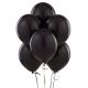 Globos negros (12 unidades)