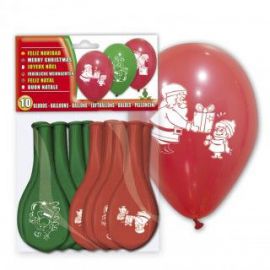 Globos papa noel (10 uds)