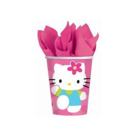 Vasos hello kitty flor