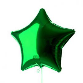 Globo helio estrella verde