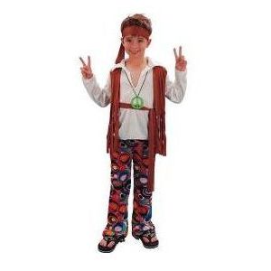 Disfraz hippie EU niños de 5 a 12 años