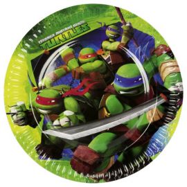 Platos tortugas ninja 23cm 8 und