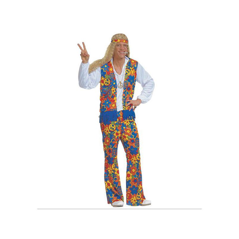 Duplicar Contratación Fugaz Disfraz hippie hombre XL - Barullo.com