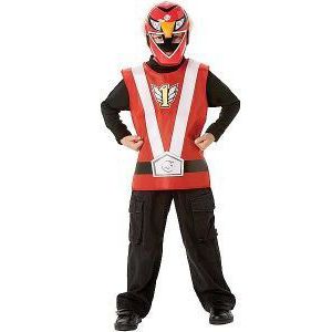 Disfraz power ranger rojo blister