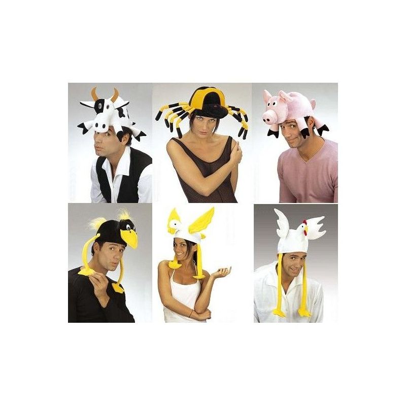 Momento Salida hacia Audaz Sombrero animales 6 modelos - Barullo.com