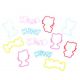 Pulseras locas hello kitty (12 uds)