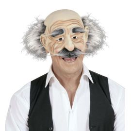 Mascara anciano con bigote