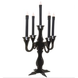 Candelabro negro 33x42 cm