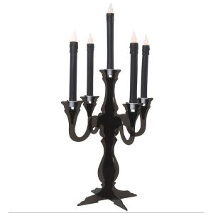 Candelabro negro 33x42 cm