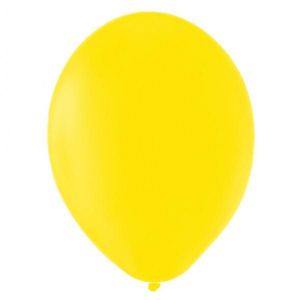 Globo amarillo metal