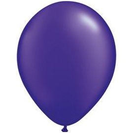 Globo violeta metal