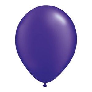 Globo violeta metal