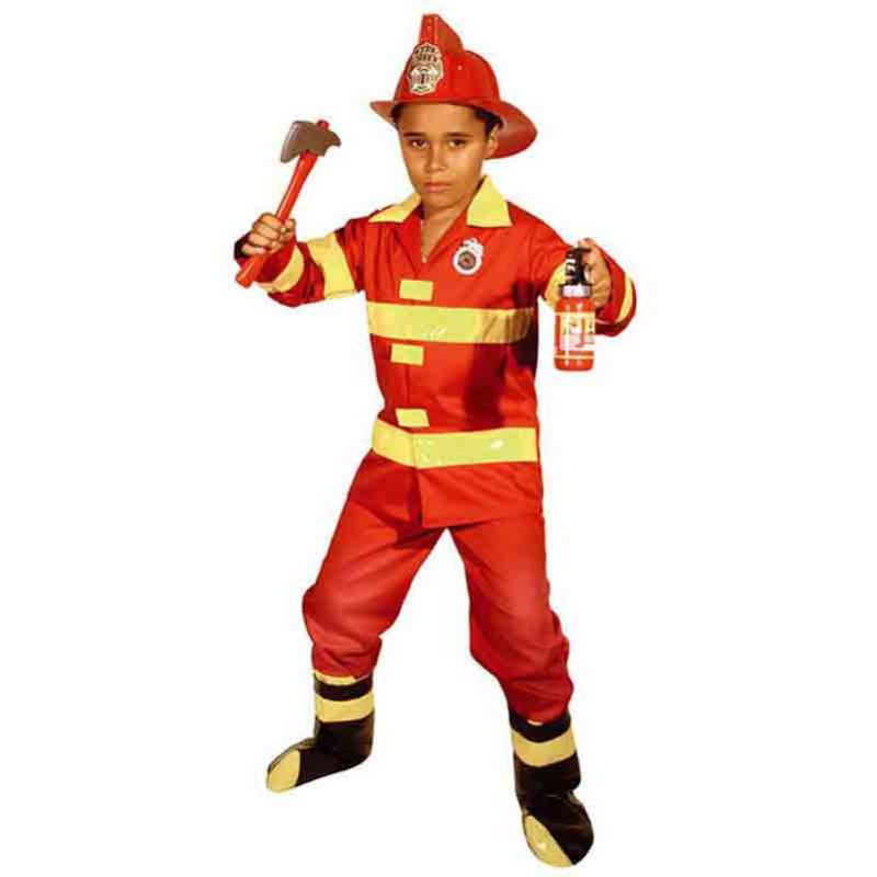 Disfraz bombero fc niños de 2 a 10 años 