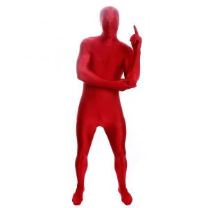 Disfraz morphsuit marron adulto