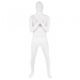 Disfraz morphsuit blanco adulto