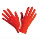 Guantes cortos rojos