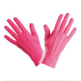 Guantes cortos rosas