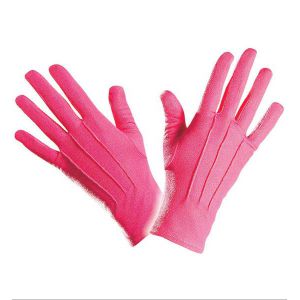 Guantes cortos rosas