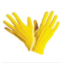 Guantes cortos amarillos