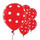 Globos lunares rojos pack 10 und