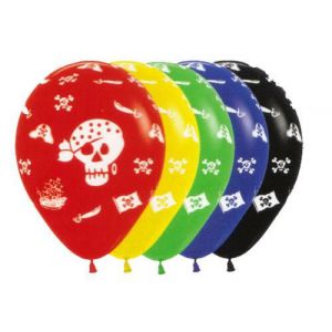 Globos piratas pack 10 und