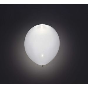 Globos con luz led 5 unidades blancos