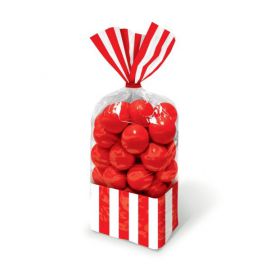 Bolsas plastico con cierre rojas pack 10