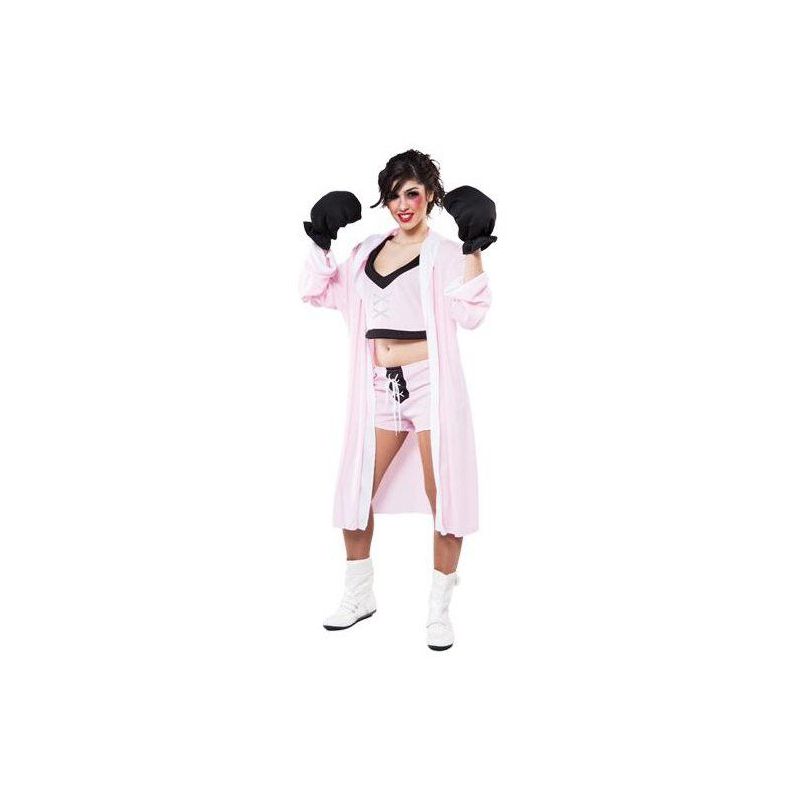 Disfraz de Boxeadora Rosa para mujer