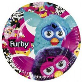 Platos furby 23 cm pack 8 unidades