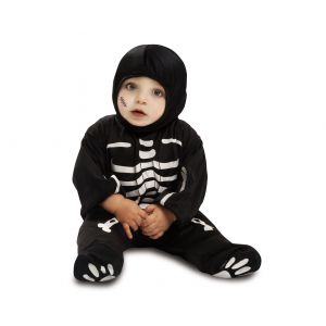 Disfraz bebe esqueleto divertido 7-12 me