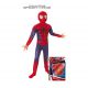 Disfraz spiderman lujo caja infantil musculoso