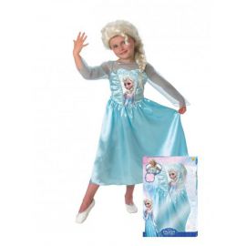 Disfraz elsa frozen con peluca