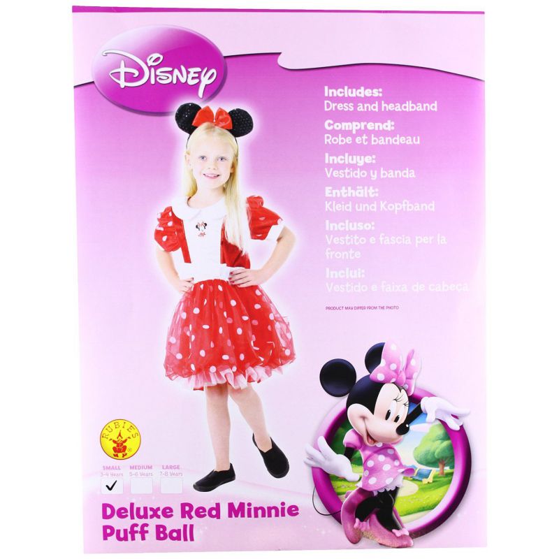 Disfraz Minnie Mouse deluxe niñas de 3 a 8 años 