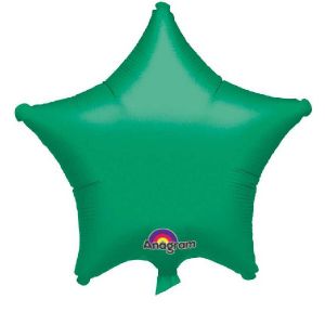 Globo helio estrella verde invierno