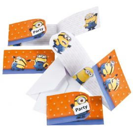 Invitaciones minions 6 und 