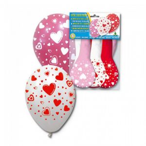 Globos amor pack 8 und