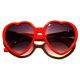 Gafas corazon rojas