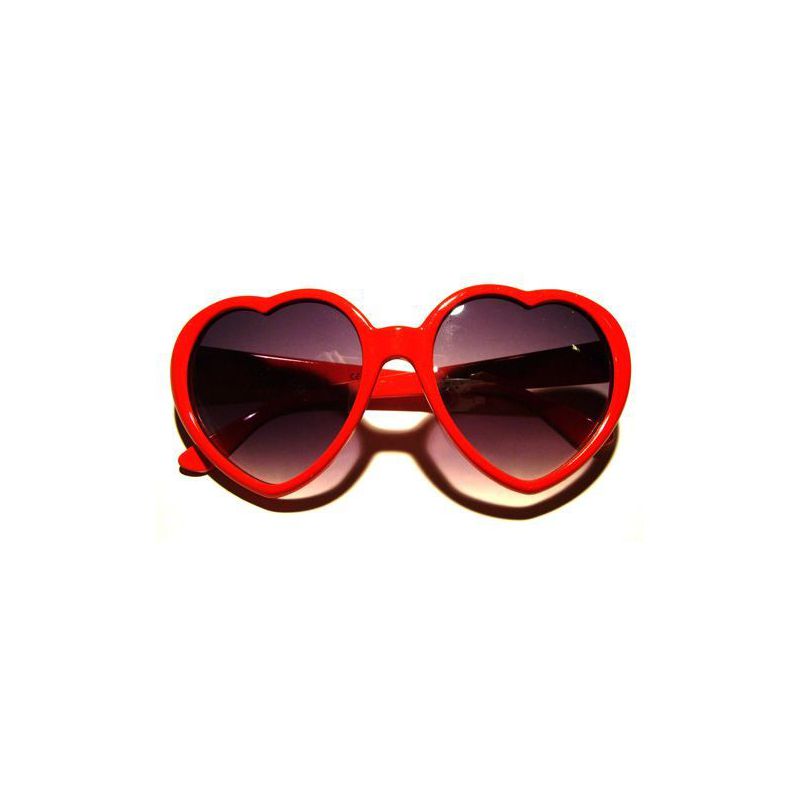 Gafas corazon rojas 