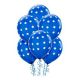 Globos lunares azul marino pack 8 und