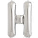 Globo helio letra h