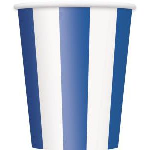 Vasos lineas azules pack 6 und