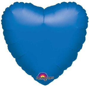 Globo helio corazon azul