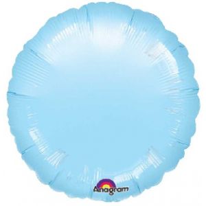 Globo helio circulo azul pastel