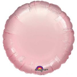 Globo helio circulo rosa pastel